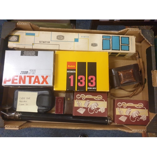 79 - BOX CAMERAS INC PENTAX TRIPOD ETC