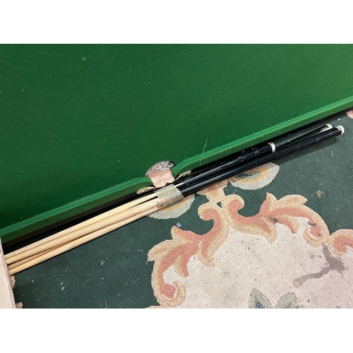 154 - RILEY 6FT SNOOKER TABLE WITH ACCESSORIES