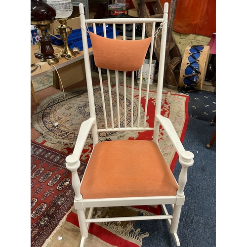 221 - COLONIAL STYLE ROCKING CHAIR