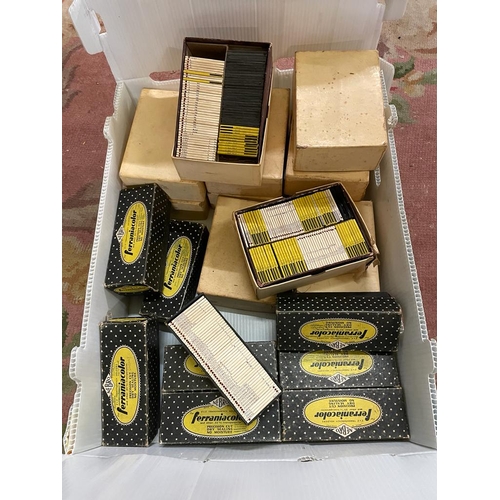 99 - 21 BOXES VINTAGE PROJECTOR SLIDES