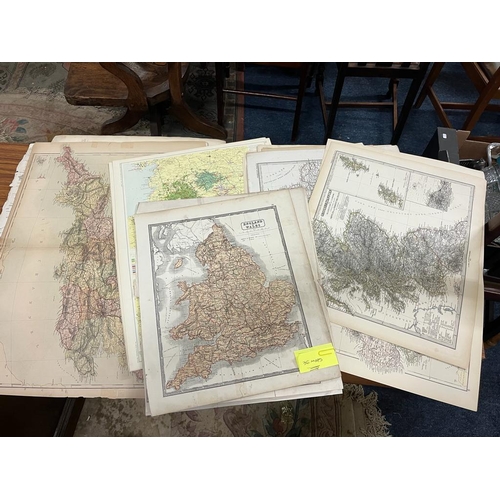 170 - QTY 36 ORIGINAL ANTIQUE MAPS