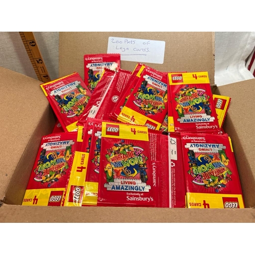 256 - BOX OF LEGO CARDS