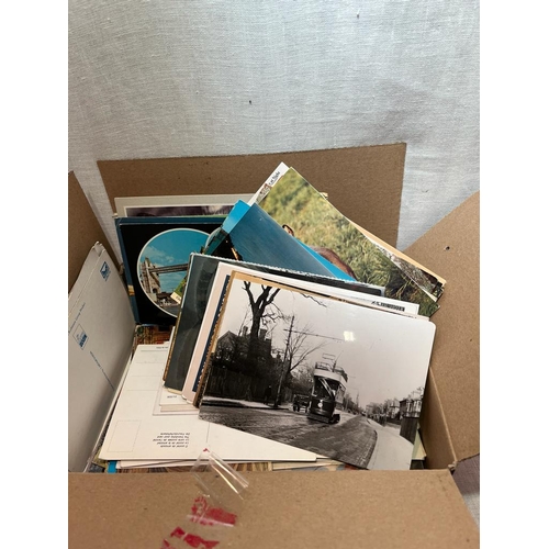 280 - BOX OF OLD POSTCARDS