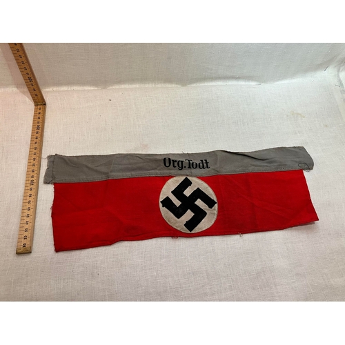 345 - WWII ORG.TODT OFFICIALS ARMBAND