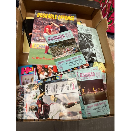 57 - BOX FOOTBALL PROGRAMMES