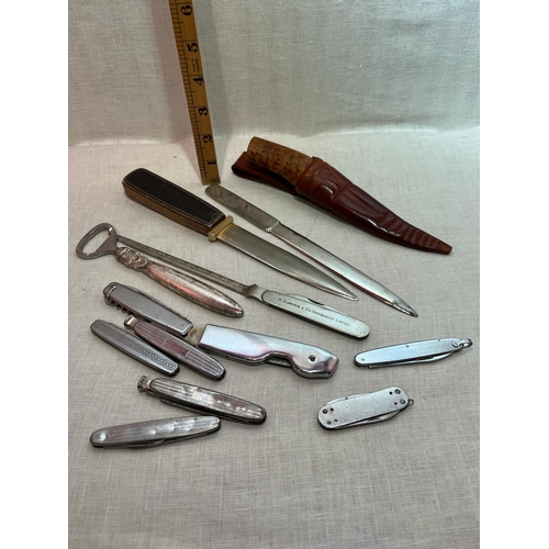 303 - SELECTION PENKNIVES LETTER OPENERS