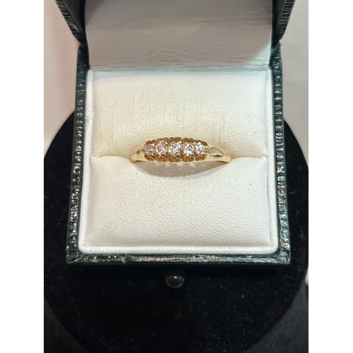 354 - 18CT DIAMOND RING SIZE T