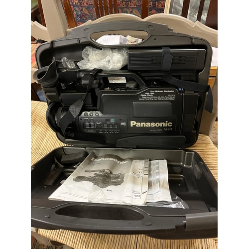 10 - CASED PANASONIC M40 MOVIE CAMERA