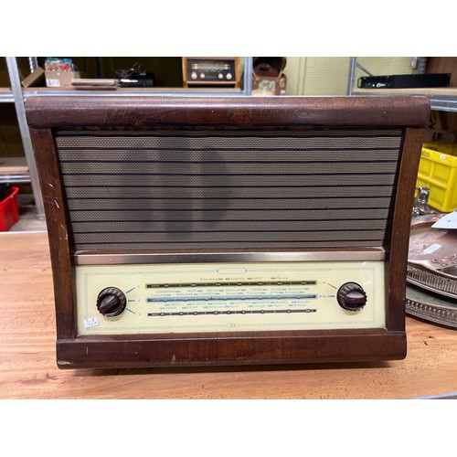 34 - VINTAGE FERGUSON 356 VALVE RADIO