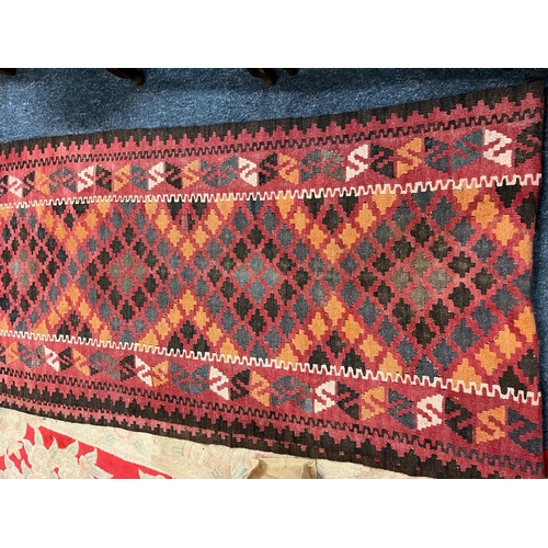 212 - KILIM AFGAN RUNNER WIDTH 31