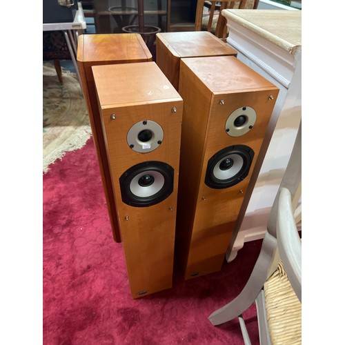 249 - PAIR BUSH BA1002 FLOORSTANDING SPEAKERS