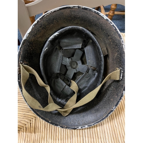 257 - BRITISH CAMOFLAGE HELMET