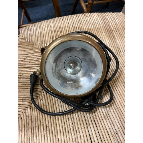 266 - VINTAGE BRASS LAMP