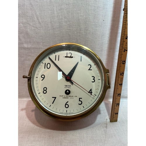 267 - SMITHS ASTRAL LILLEY AND REYNOLDS LTD SHIPS CLOCK FWO