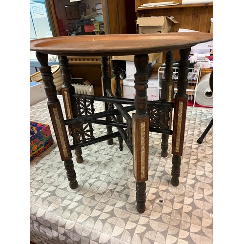 269 - ASIAN INLAID M.O.P TRAY TABLE