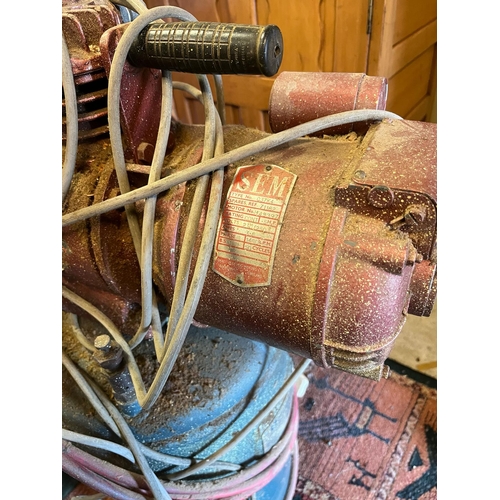 270 - WELDED AIR RECIEVER/COMPRESSOR ON TANK
