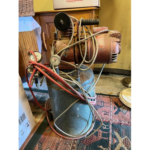 270 - WELDED AIR RECIEVER/COMPRESSOR ON TANK