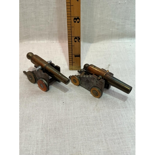 275 - PAIR TRENCH ART CANNONS