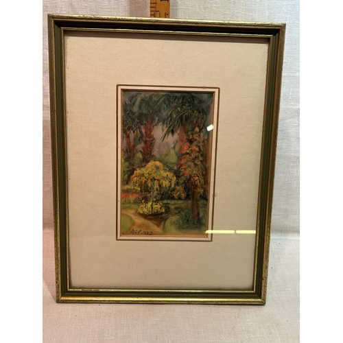 289 - SMALL WATERCOLOUR SIGNED AND DATED 1937