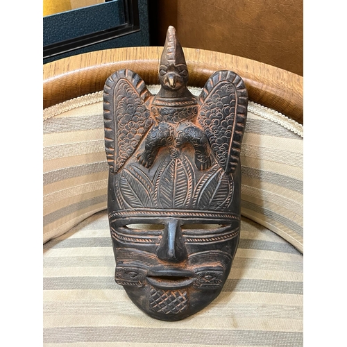296 - SOUTH AMERICAN POTTERY FACE MASK