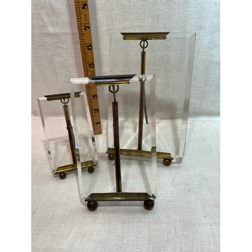 302 - 3 FRENCH ORMOLU PICTURE FRAMES