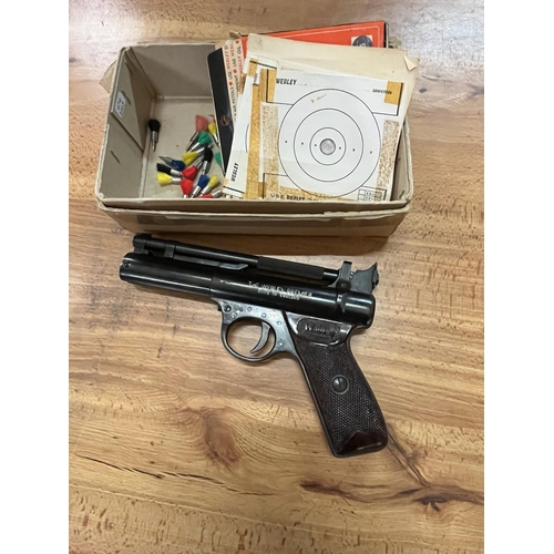 335 - WEBLEY PREMIER .22 AIR PISTOL