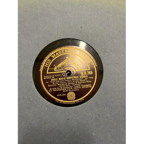 340 - ALBUM OF HIS MASTERS VOICE GRAMAPHONE RECORDS INC SNOW WHITE THE HUMS OF POOH ETC