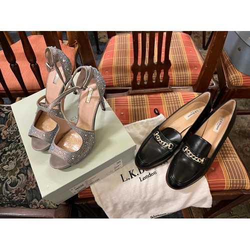 2 PAIRS DESIGNER SHOES CARVELA SIZE 38 L.K.BENNETT SIZE 42