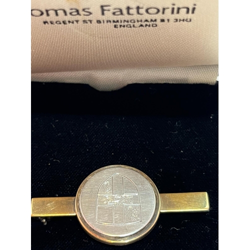 384 - THOMAS FATTORINI SHM BROOCH