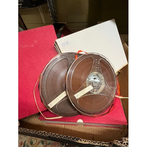 59 - BOX OF REEL TO REELS