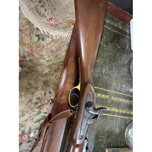 229 - MUSEUM QUALITY FLINTLOCK CIVIC WAR RIFLE