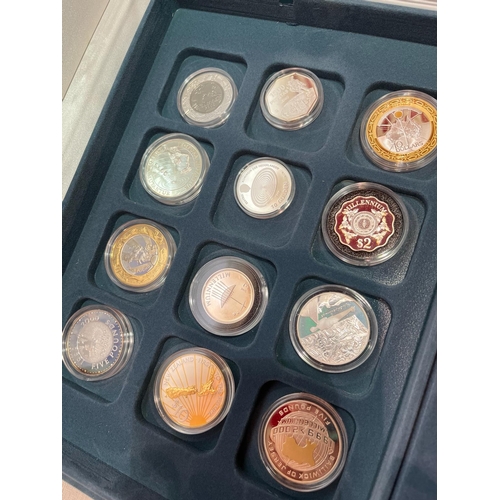 313 - BOXED SET SILVER MASTERPIECE MILLENIUM COLLECTION COINS