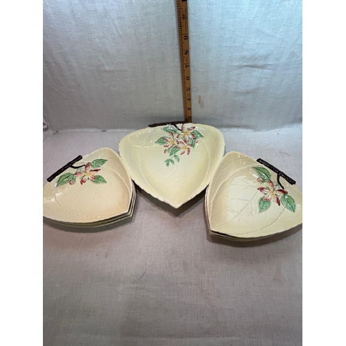 113 - CARLTON WARE FRUIT SET