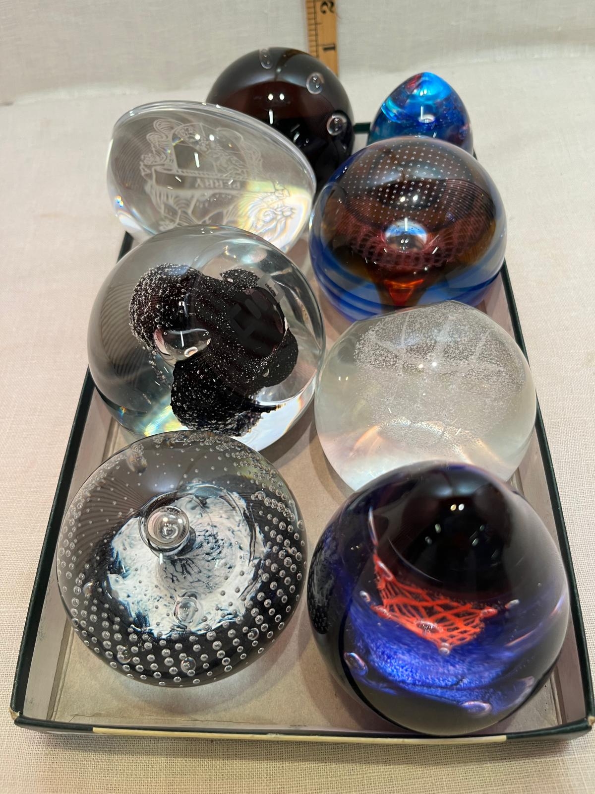 8 CAITHNESS PAPERWEIGHTS