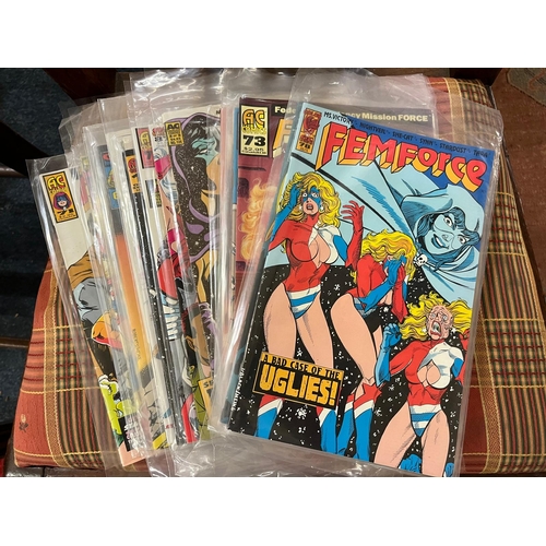 433 - QTY FEMFORCE COMICS