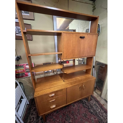 255 - RETRO 2 DOOR DRINKS CABINET APPROX 6FT X 4FT