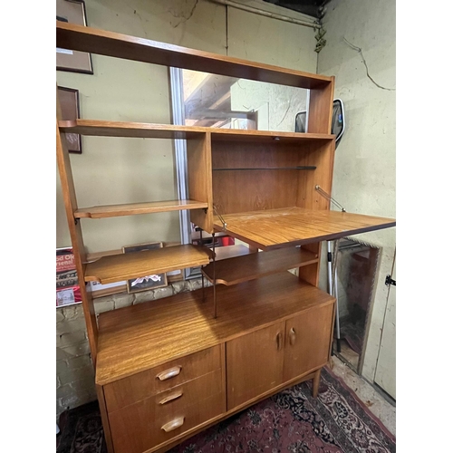 255 - RETRO 2 DOOR DRINKS CABINET APPROX 6FT X 4FT