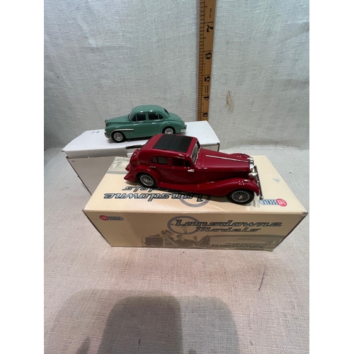 321 - 2 DIE CAST CARS INC 1956 MG AND 1936 MG SA