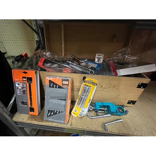 15 - TOOL BOX WITH NEW TOOLS