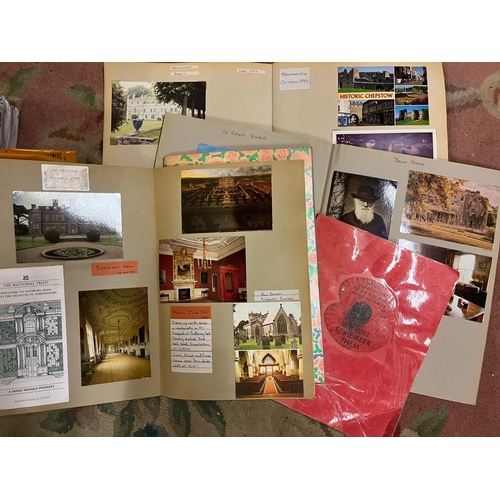 42 - QTY POSTCARDS AND ALBUMS