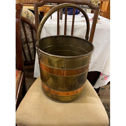 226 - BRASS AND COPPER BUCKET