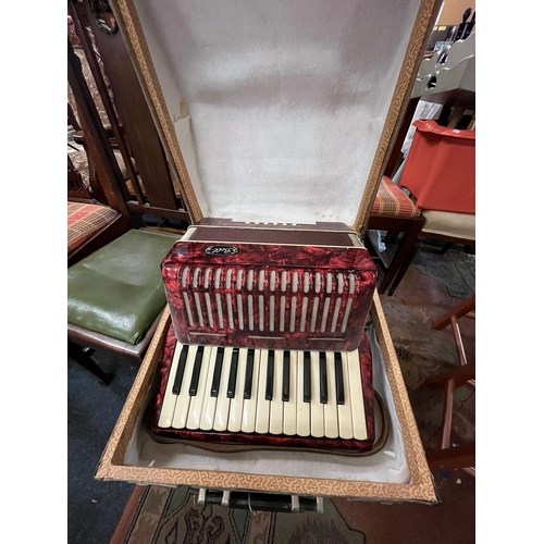 234 - CASED BELL ACCORDIAN