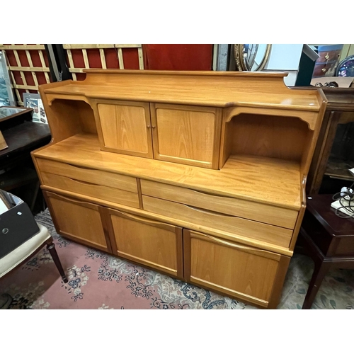 255 - RETRO 4 DRAWER SIDEBOARD 5FT WIDE X 3FT HIGH