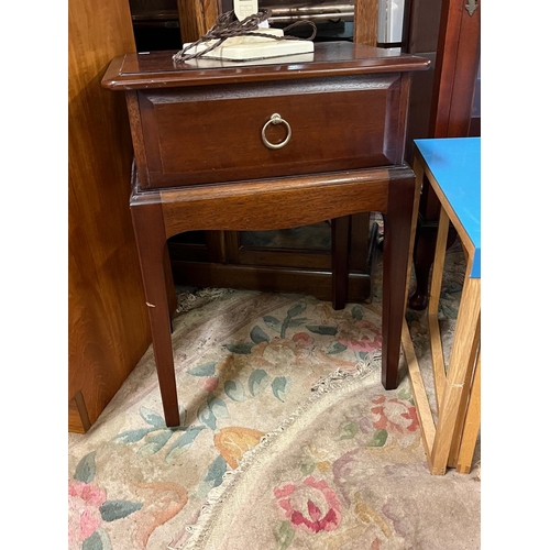 283 - MAHOGANY BEDSIDE CABINET