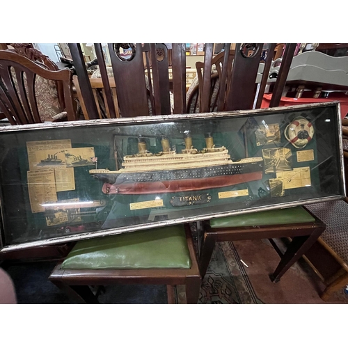 310 - EARLY CASED TITANIC DIARAMA