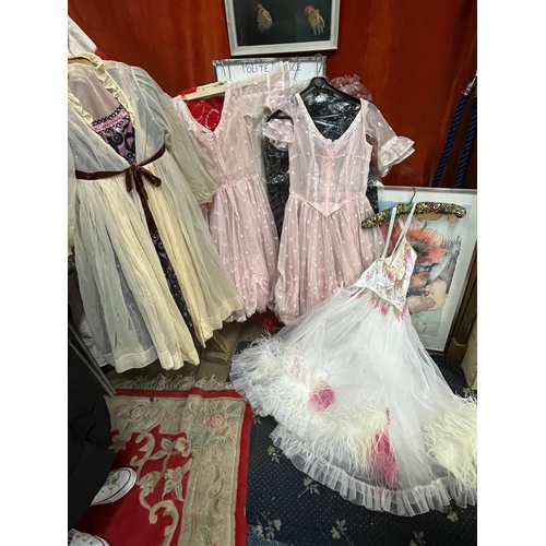 319 - QTY SHOW COSTUMES AS WORN BY THE BENSAID TWINS