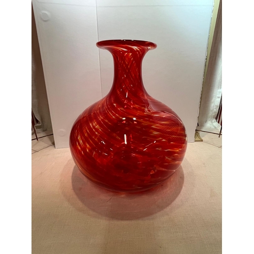 326 - LARGE ITALIAN BLOWN GLASS MURANO VASE