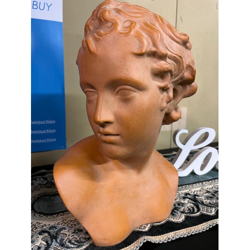 327 - FRENCH TERRACOTTA BUST