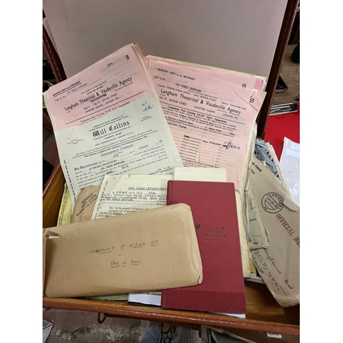 373 - CASE EPHEMERA RELATING TO THE BENSAID TWINS LETTERS CONTRACTS ETC