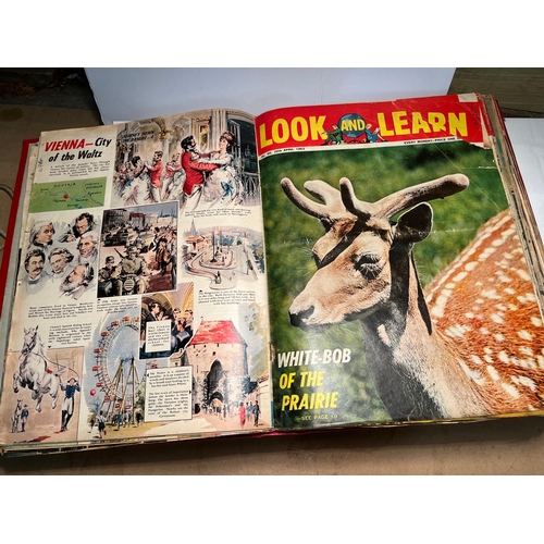 69 - FOLDER OF LOOK AND LEARN MAGS 1963